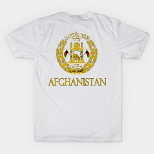 Afghanistan - Coat of Arms Design T-Shirt